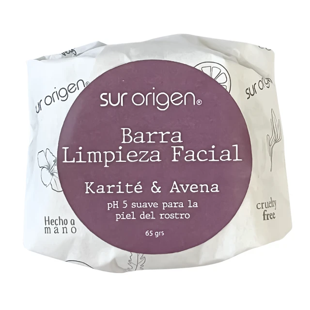 Barra de Limpieza Facial Karité & Avena